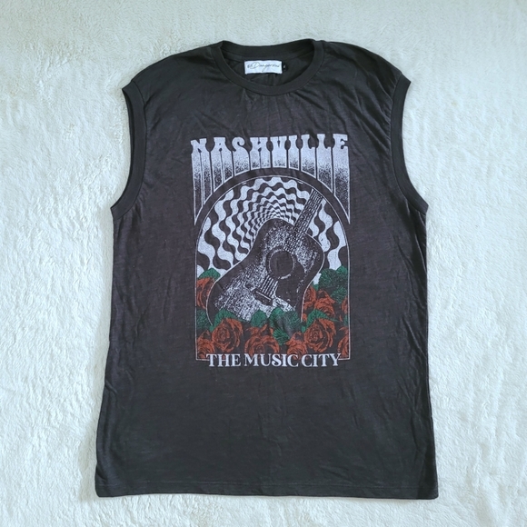 girl👩 Dangerous💥 "Nashville The Music🎶 City" Muscle💪Tee👕 - NWOT - Picture 10 of 13
